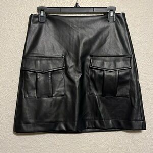 NWT Vero Moda faux leather miniskirt